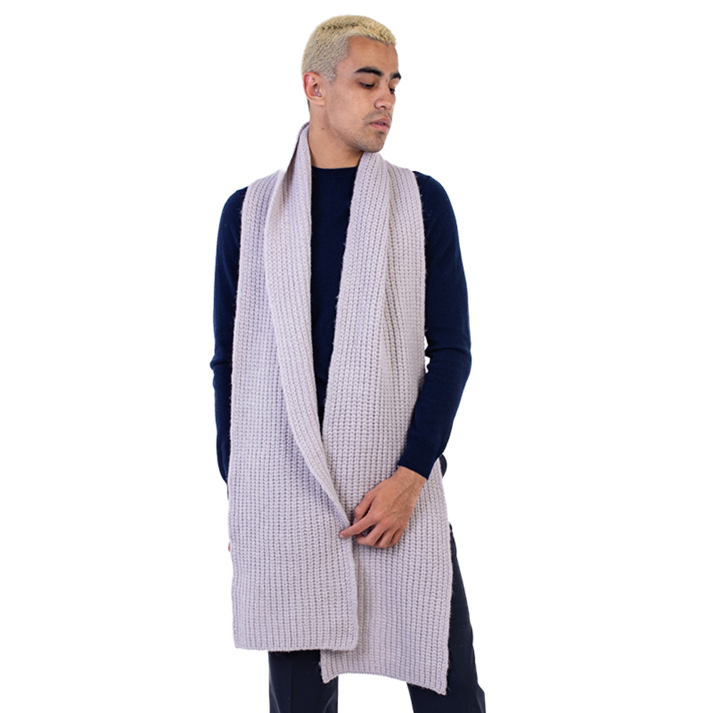 Cedric Charlier Scarf Men Lavender Blush